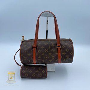 LV PAPILLON 30 HANDBAG with companion